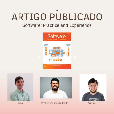 mural com fotos dos integrantes do artigo.